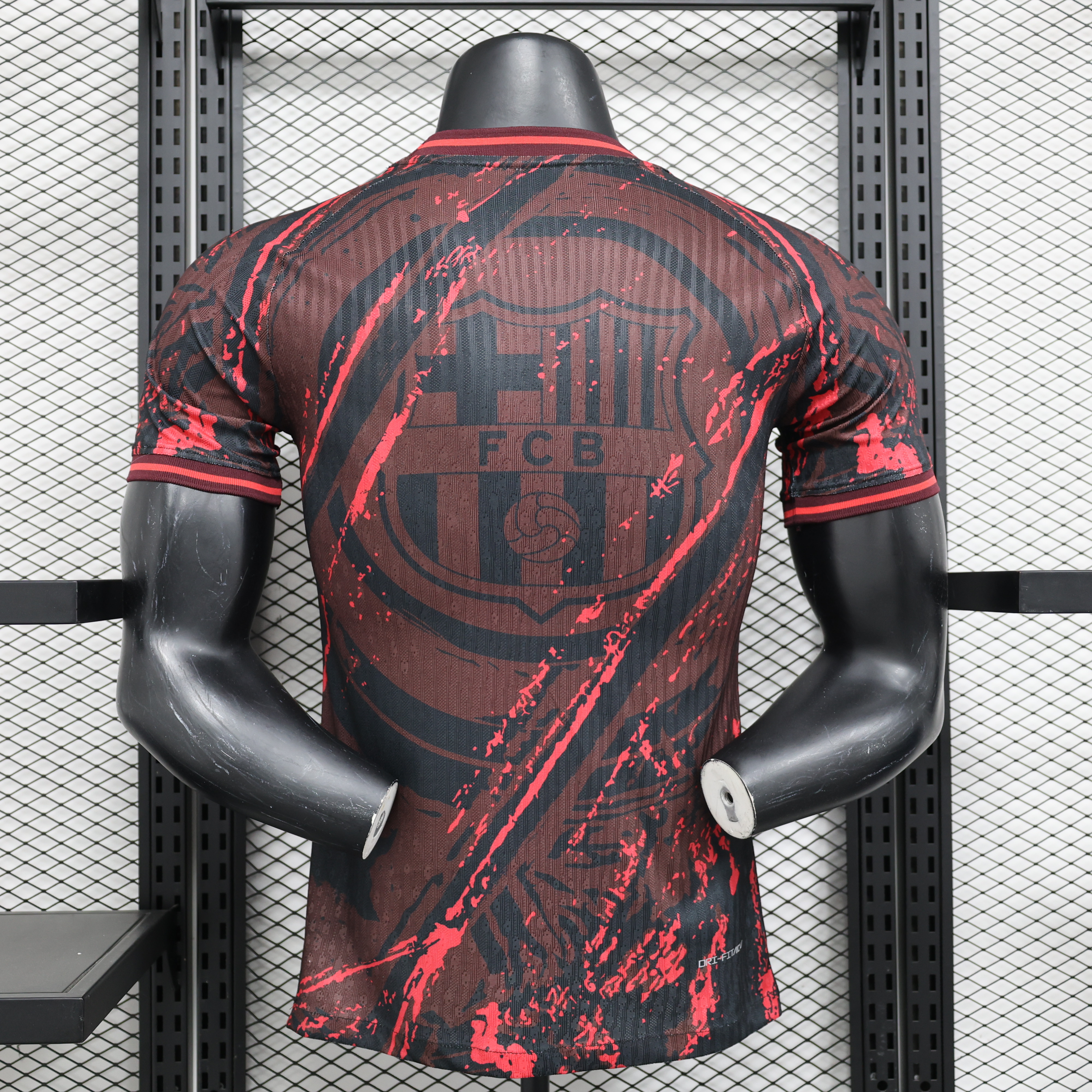 SIUjerseys-Barcelona 24-25 Red & Black Special Edition Jersey - Player Version