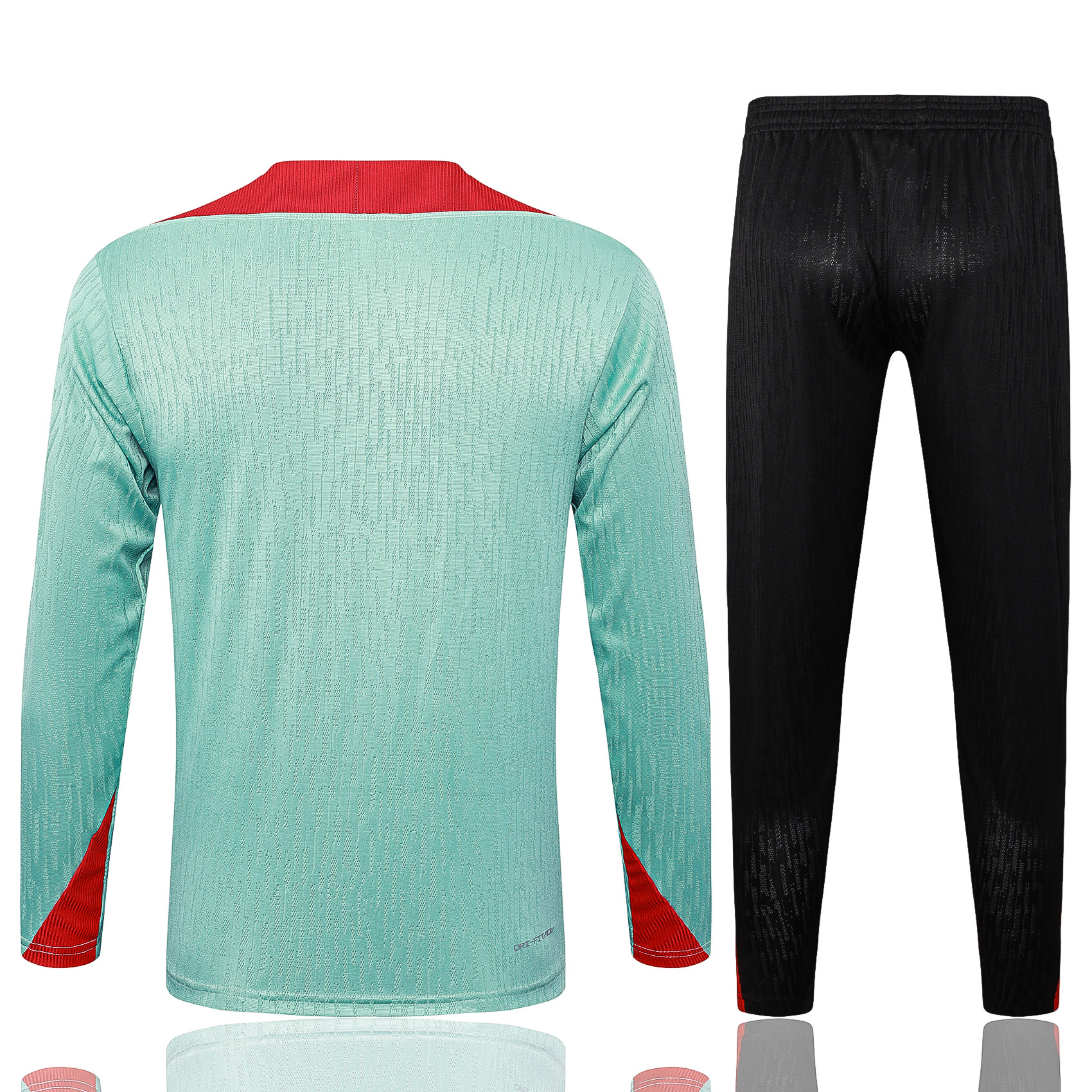 JerseysGala.com | Liver.pool 24-25 Long Sleeve Training Set - Player Version - Green Top and Black Pants -Customize Name, Number and Patch | Worldwide Shipping
