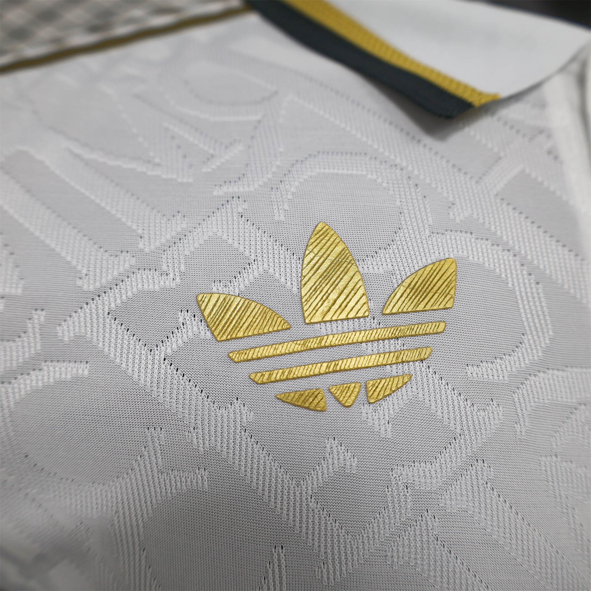 JerseysGala.com | Real Madrid 24-25 White Gold Special Edition Jersey - Player Version -Customize Name, Number and Patch | Worldwide Shipping