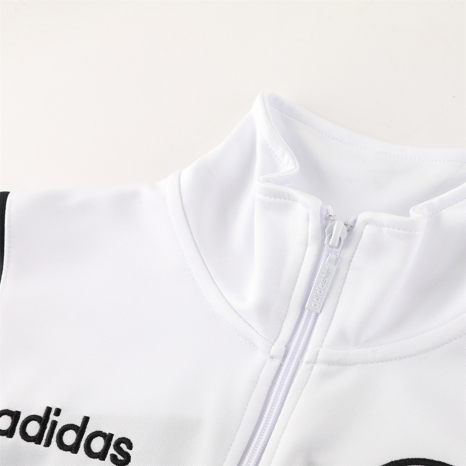 SIUjerseys-Germany 2024 Jacket Training Tracksuit - White With Yellow, Red And Black Stripe