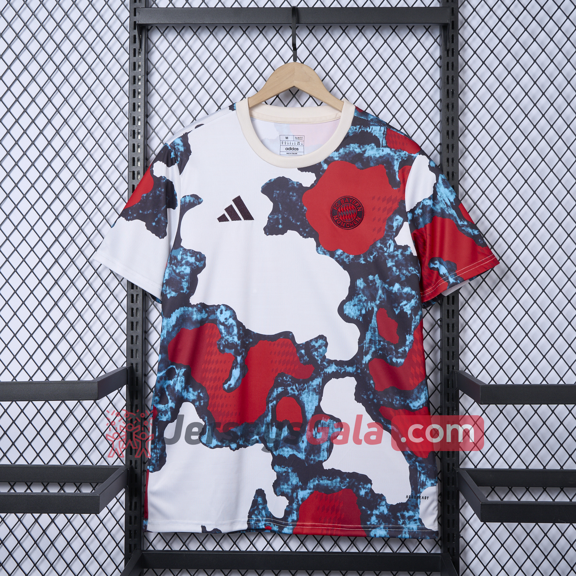 JerseysGala.com | Bayern Munich 24-25 Pre-Match Home 2 Jersey - Fans Version -Customize Name, Number and Patch | Worldwide Shipping