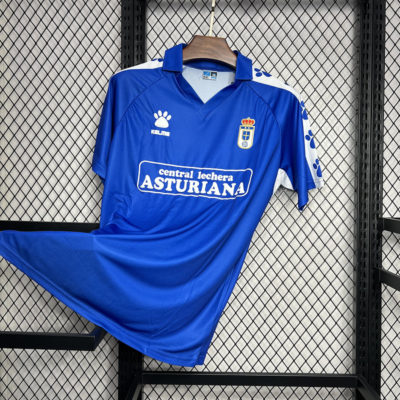 SIUjerseys-Retro Real Oviedo Vetusta 1990-91 Home Stadium Jersey
