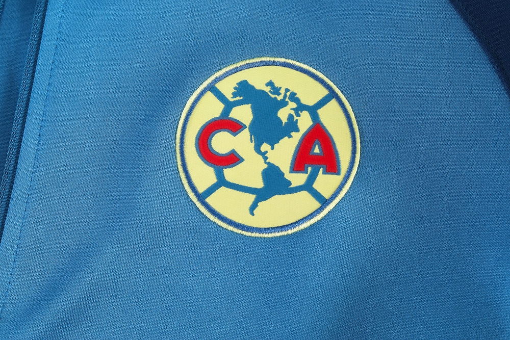 ManixJersey.com | Club América 24-25 Jacket Training Tracksuit - Blue -Customize Name, Number and Patch | Worldwide Shipping