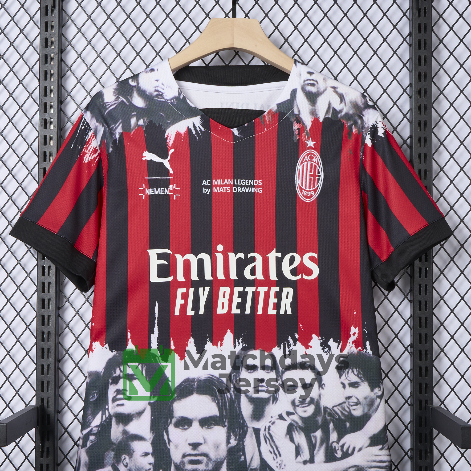 GlobeJersey-Retro AC Milan 22-23 Legendary Stars Special Edition Jersey - Fans Version