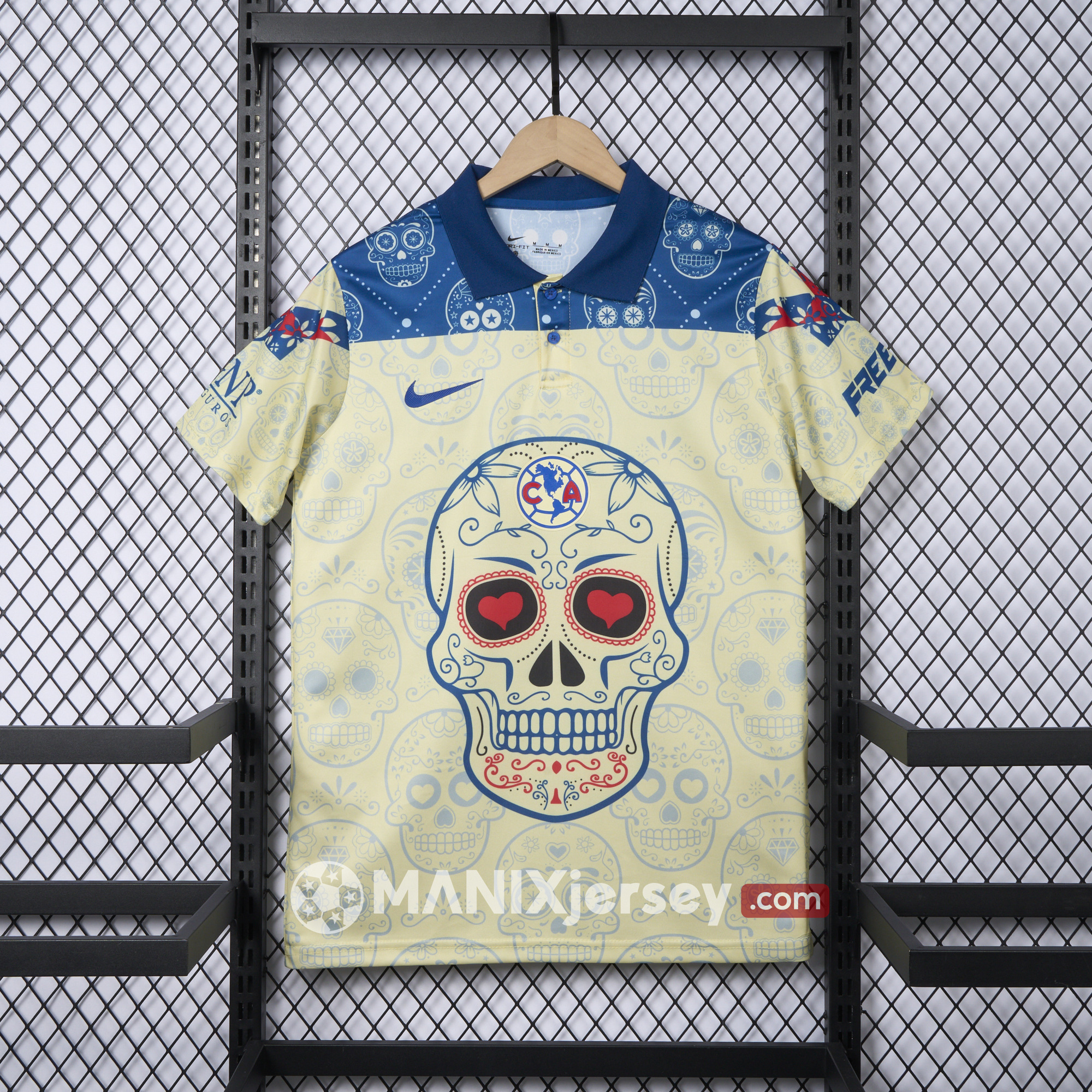 ManixJersey.com | Club América 24-25 Day of the Dead Special Edition Jersey - Fans Version -Customize Name, Number and Patch | Worldwide Shipping