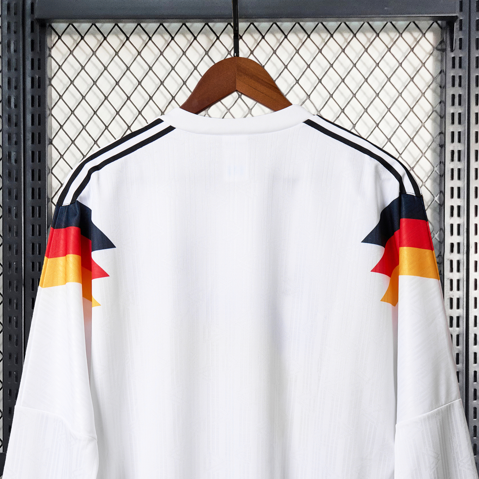 Retro Germany 1990 Home Long Sleeve Jersey:football jersey mysite: unitedjerseyfootball 邓江浪:football