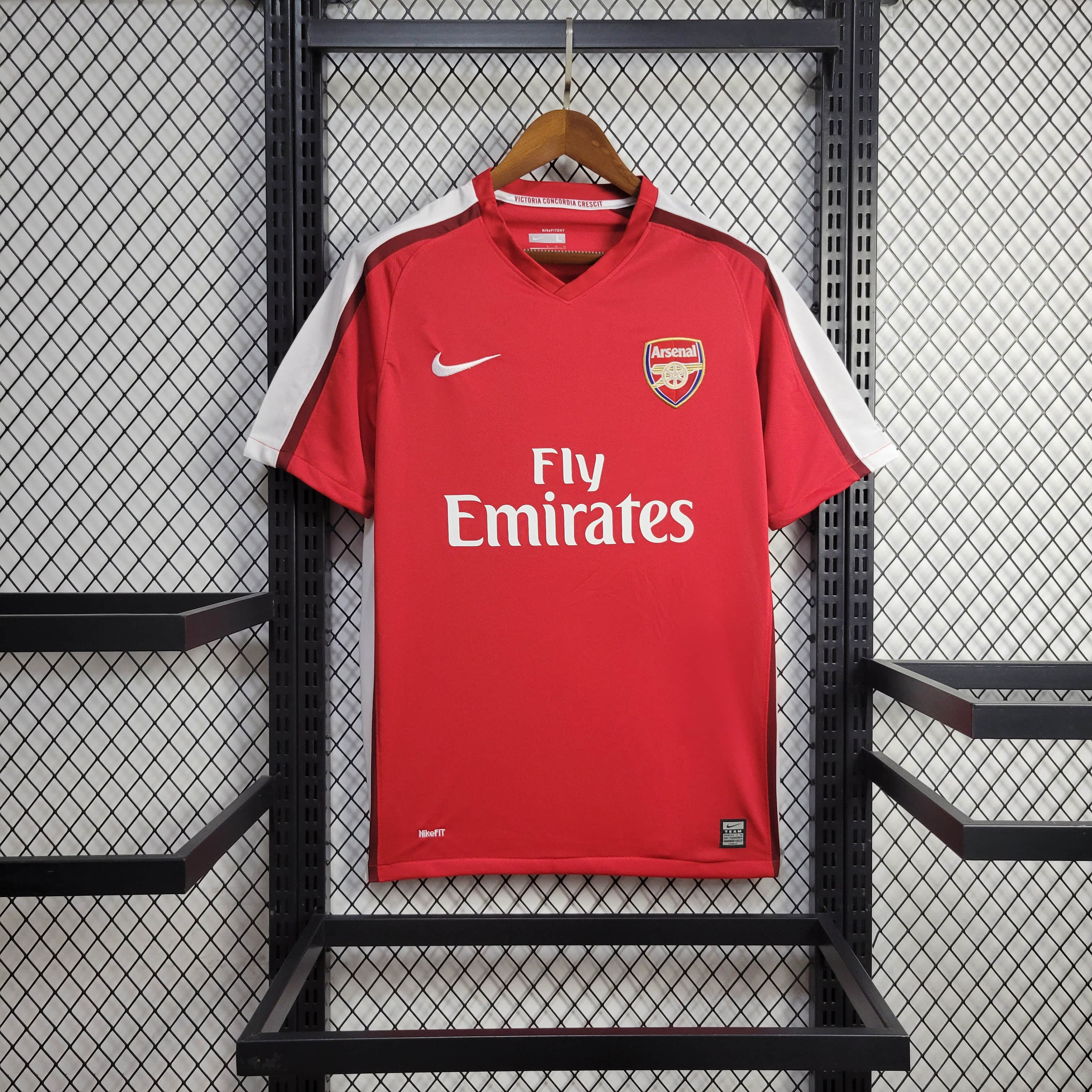 ManixJersey.com | Retro Arsenal 2008-10 Home Stadium Jersey -Customize Name, Number and Patch | Worldwide Shipping
