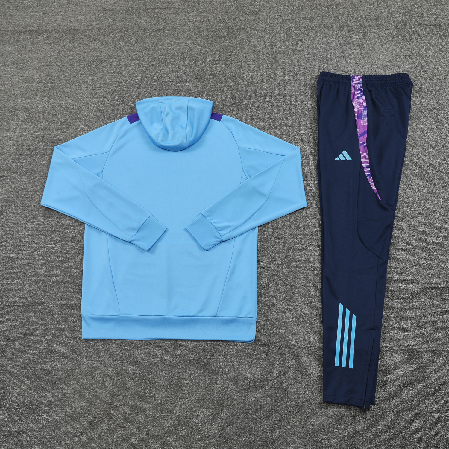 JerseysGala.com | Argentina 24-25 Long Sleeve Training Set - Blue Top and Deep Blue Pants -Customize Name, Number and Patch | Worldwide Shipping