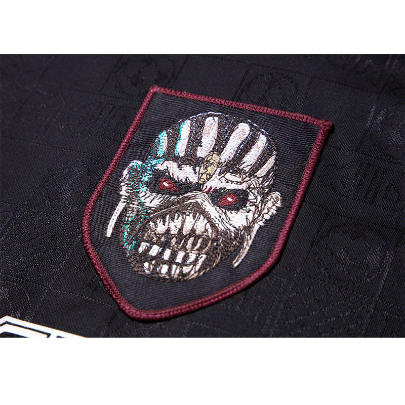 ManixJersey.com | Retro Iron Maiden 2016 Black Jersey -Customize Name, Number and Patch | Worldwide Shipping