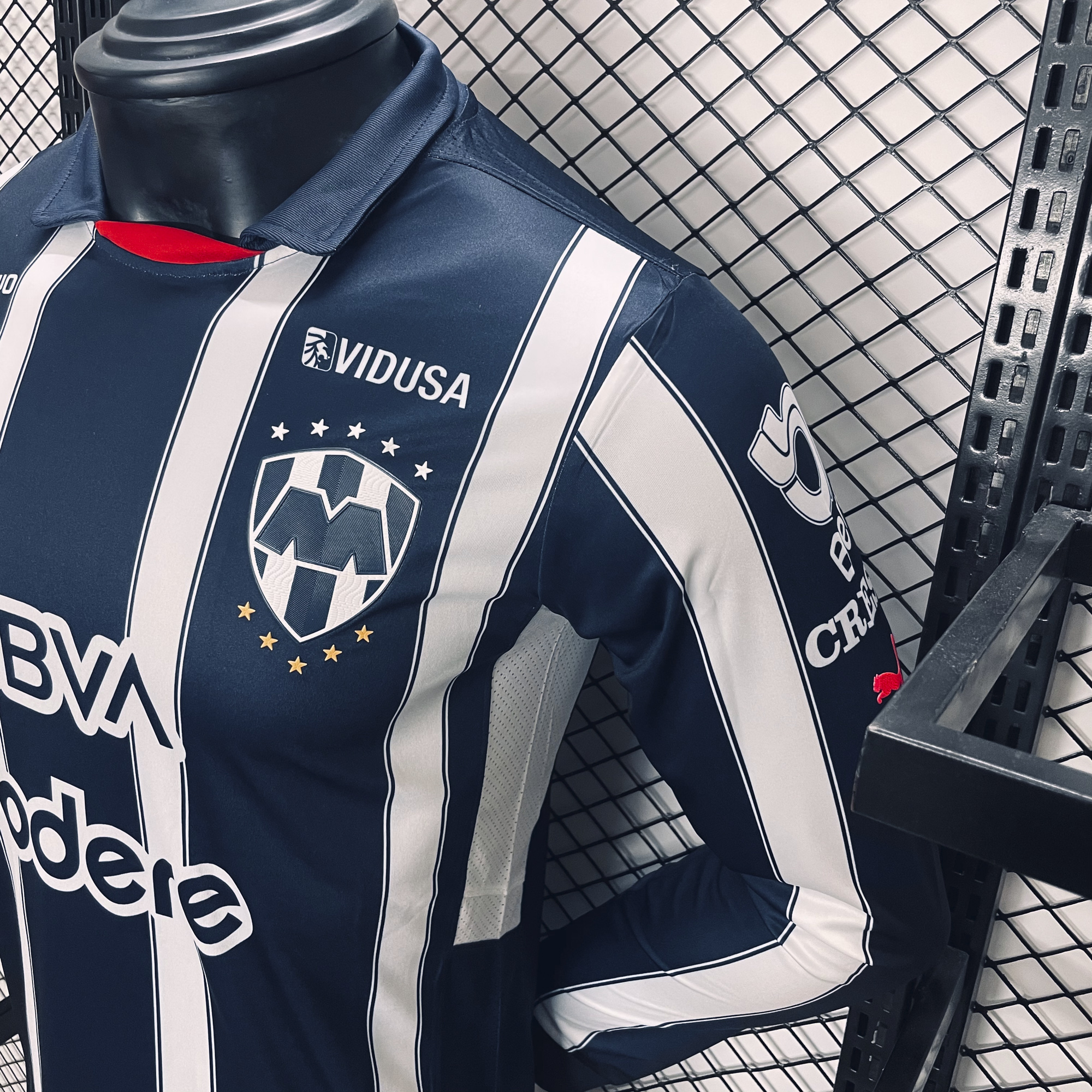 unitedfutballjersey-Rayados Monterrey 24-25 Home Long Sleeves Jersey - Player Version