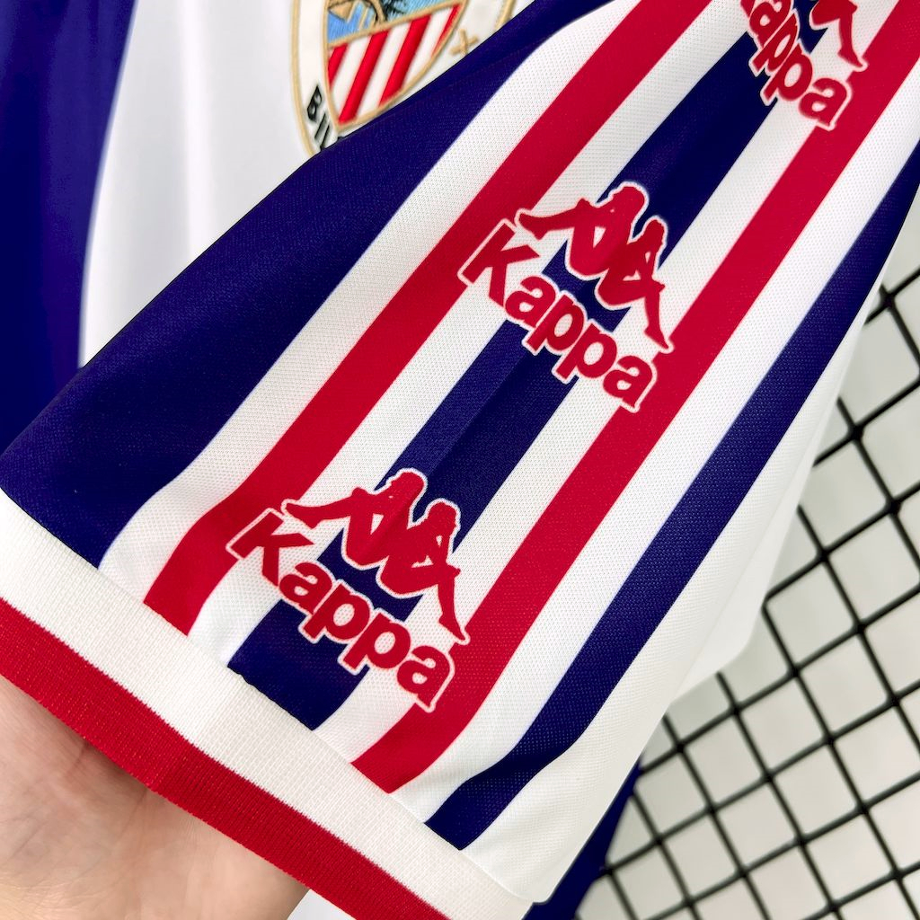 ManixJersey.com | Retro Athletic Bilbao 1997-98 Away Unsponsored Jersey -Customize Name, Number and Patch | Worldwide Shipping