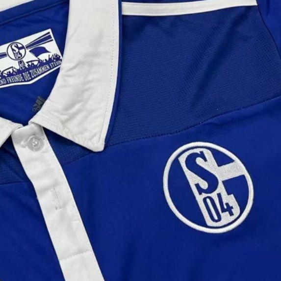 Retro Schalke 04 2010-12 Home Stadium Jersey:football jersey mysite: unitedjerseyfootball 邓江浪:football