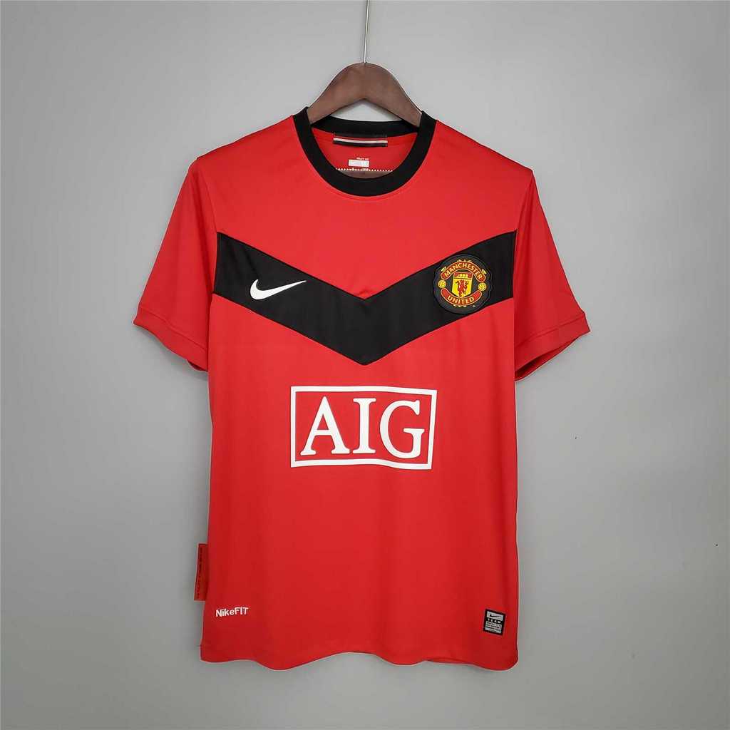 ManixJersey.com | Retro Manchester United 09-10 Home Stadium Jersey -Customize Name, Number and Patch | Worldwide Shipping
