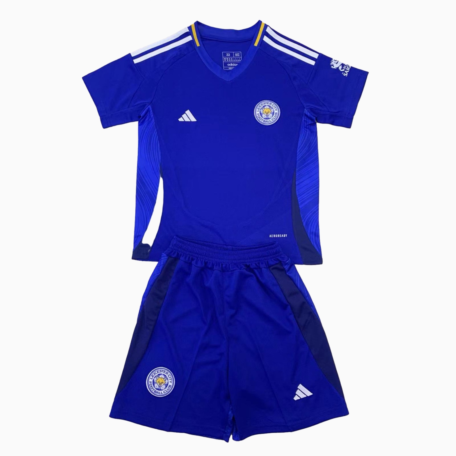 ManixJersey.com | Leicester City 24-25 Home Kids Kit -Customize Name, Number and Patch | Worldwide Shipping