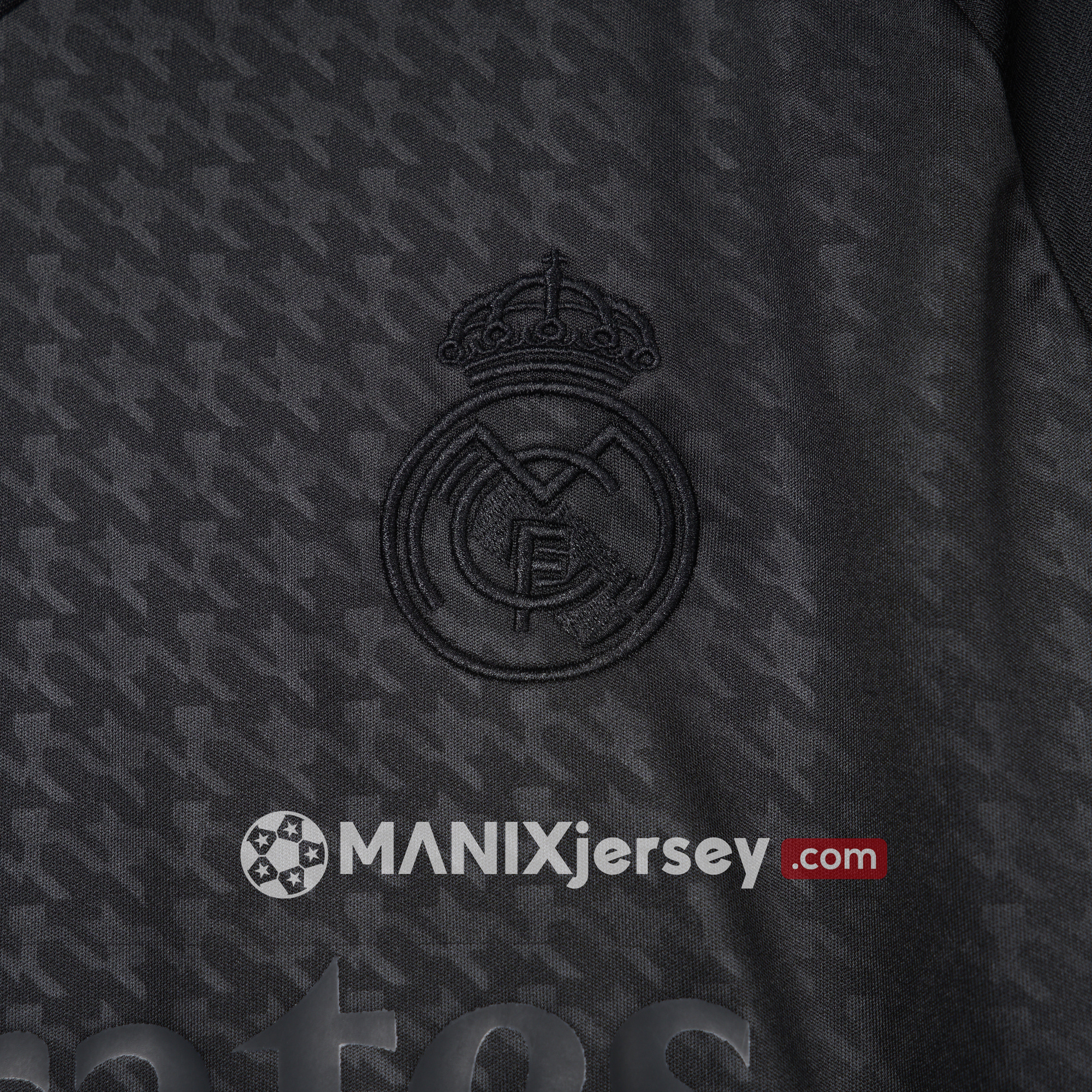 ManixJersey.com | Real Madrid 24-25 Pure Black Special Edition Jersey - Fans Version -Customize Name, Number and Patch | Worldwide Shipping
