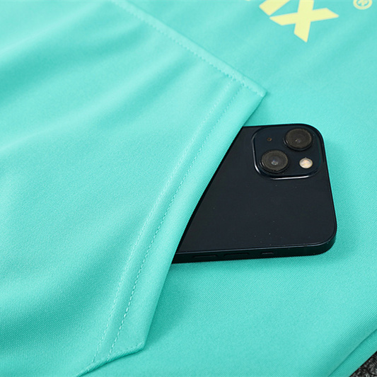 ManixJersey.com | Club América 2025 Training Hoodie Set - Green Hoodie and Deep Blue Pants -Customize Name, Number and Patch | Worldwide Shipping