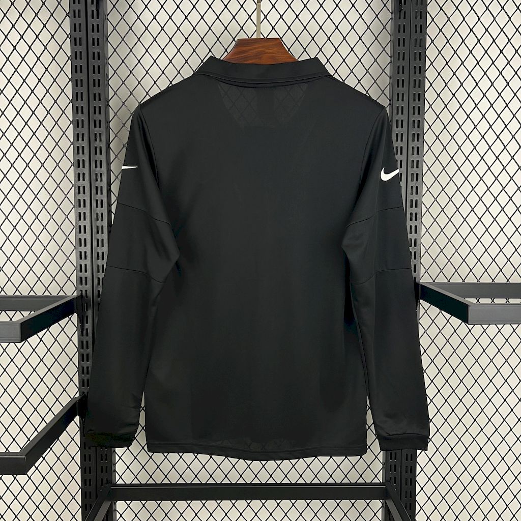 ManixJersey.com | Retro Brazil 2004 Black GK Special Long Sleeves Jersey -Customize Name, Number and Patch | Worldwide Shipping