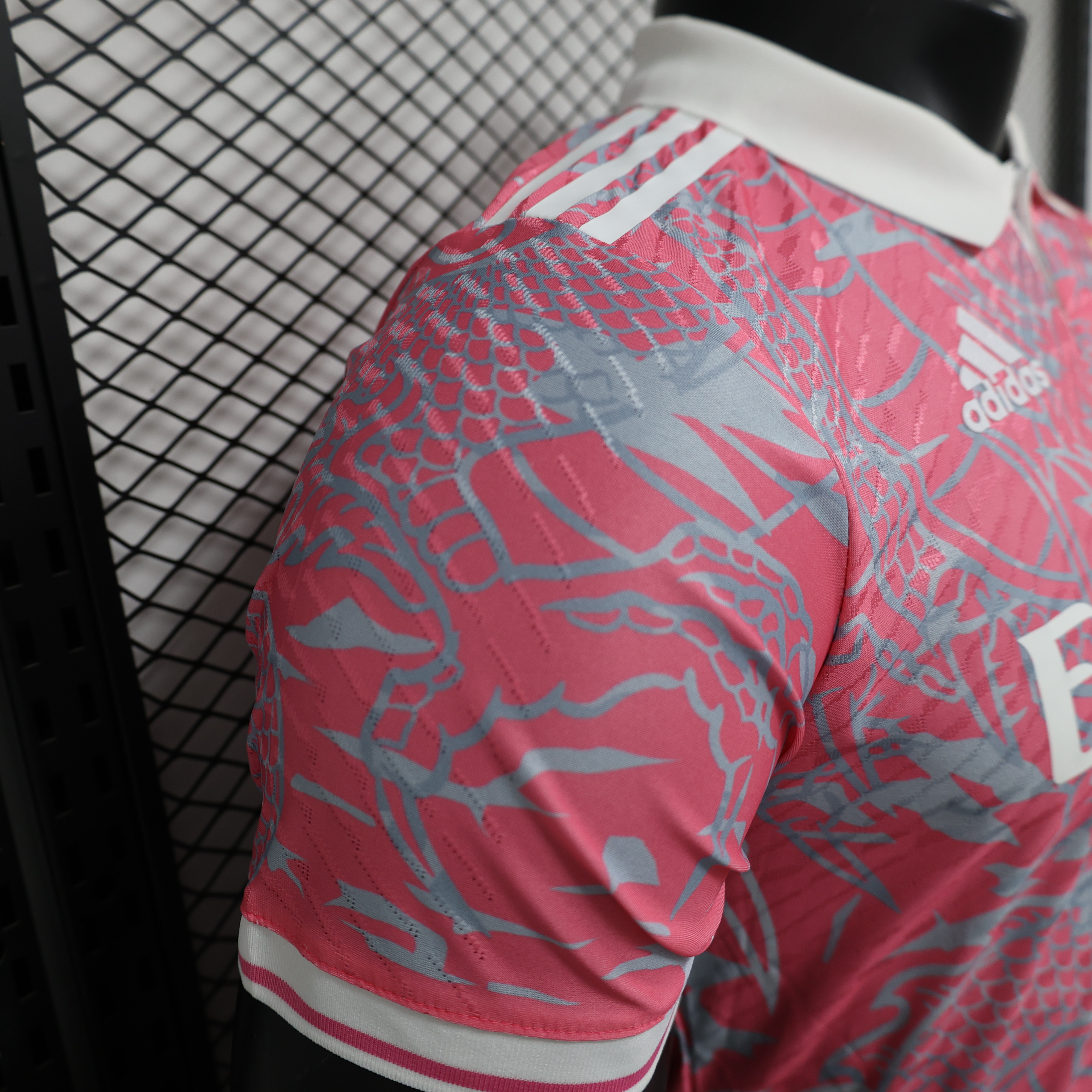 JerseysGala.com | Real Madrid 24-25 Pink Loong Special Edition Jersey - Player Version -Customize Name, Number and Patch | Worldwide Shipping
