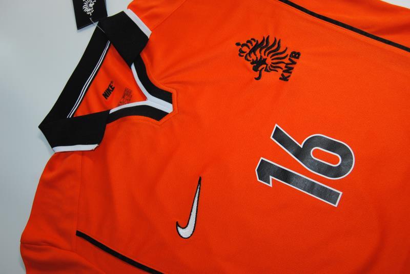 SIUjerseys-Retro Netherlands 1998 Home Stadium Jersey