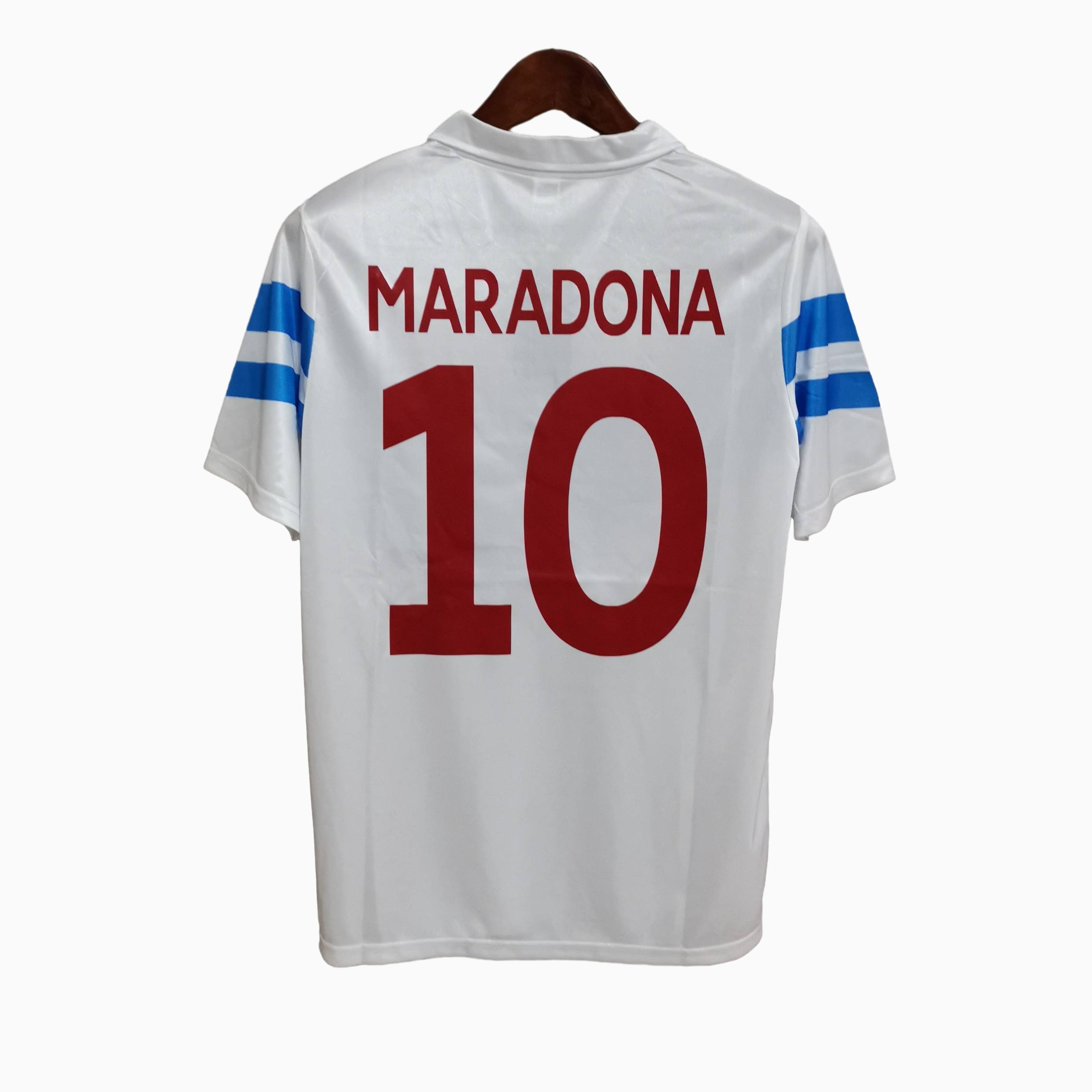ManixJersey.com | Retro Napoli 1988-89 Away Stadium Jersey -Customize Name, Number and Patch | Worldwide Shipping