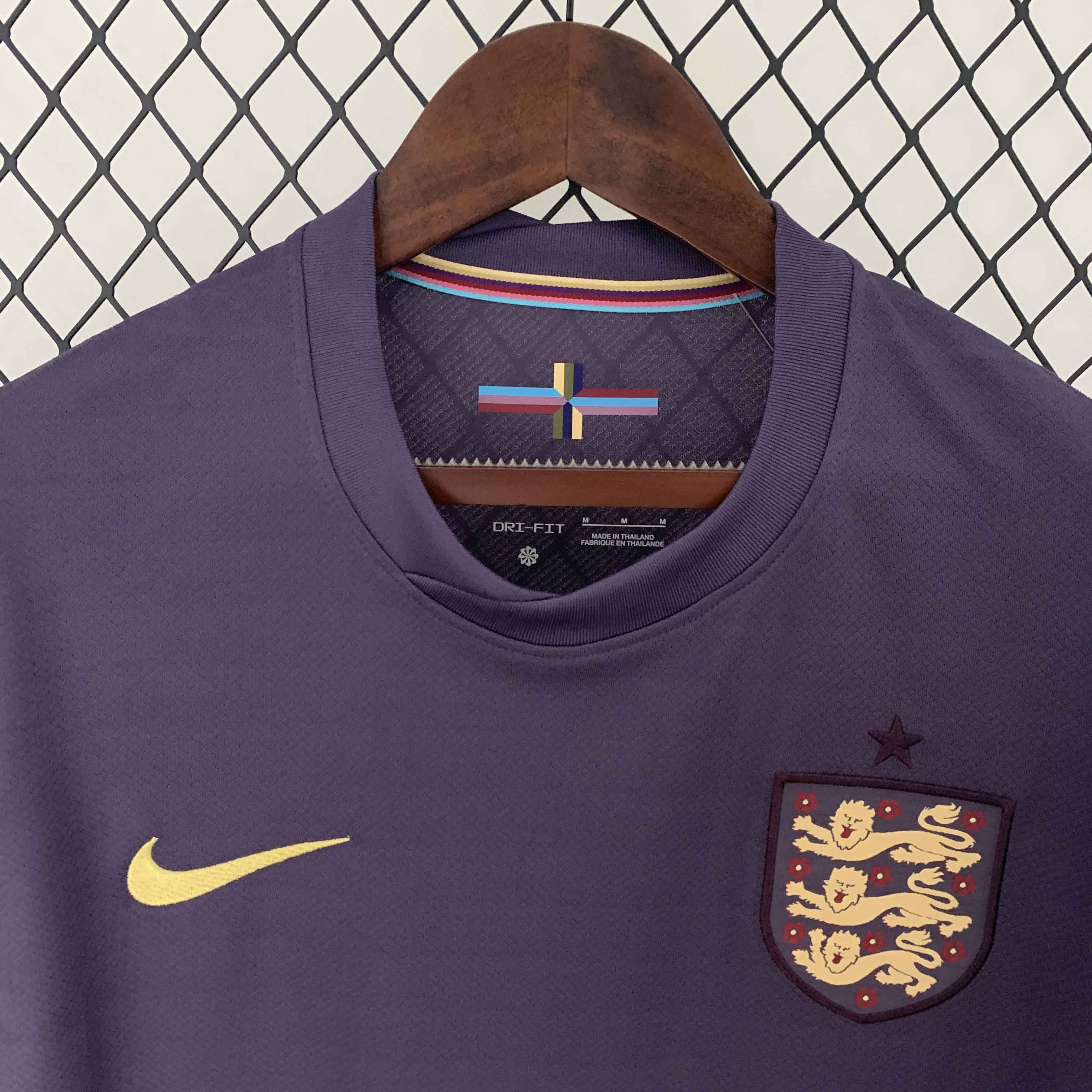 GlobeJersey-England 2024 Away Stadium Jersey - Fans Version