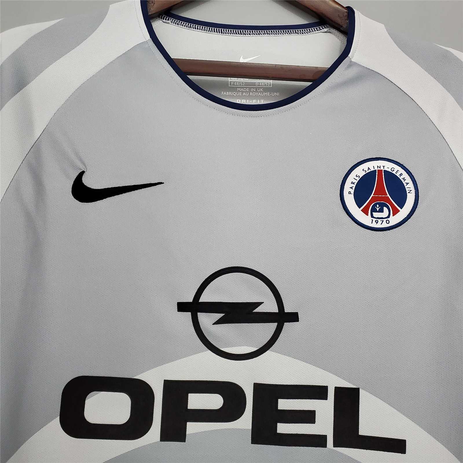 unitedfutballjersey-Retro Paris Saint-Germain PSG 2001-02 Away Jersey