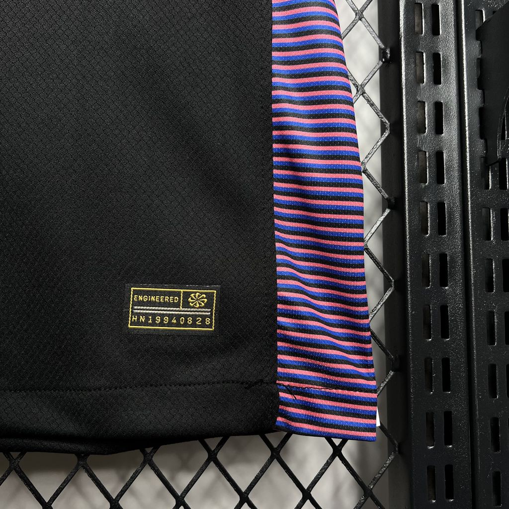 ManixJersey.com | Barcelona 24-25 Black Pink Speical Jersey - Fans Version -Customize Name, Number and Patch | Worldwide Shipping