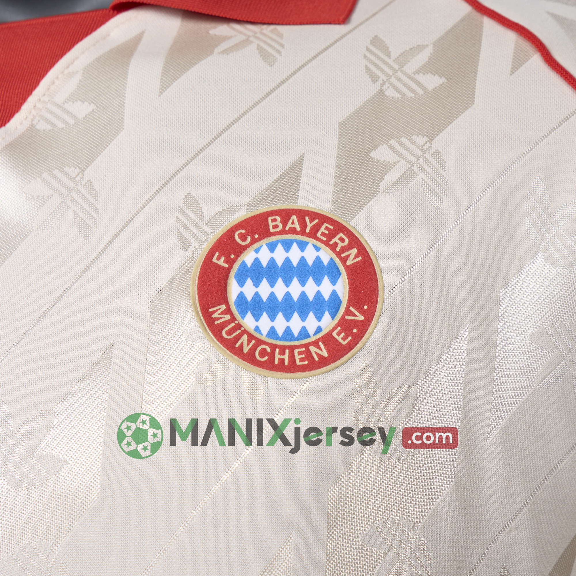 ManixJersey.com | Bayern Munich 24-25 Originals LFSTLR Long Sleeve Off White Jersey - Player Version -Customize Name, Number and Patch | Worldwide Shipping