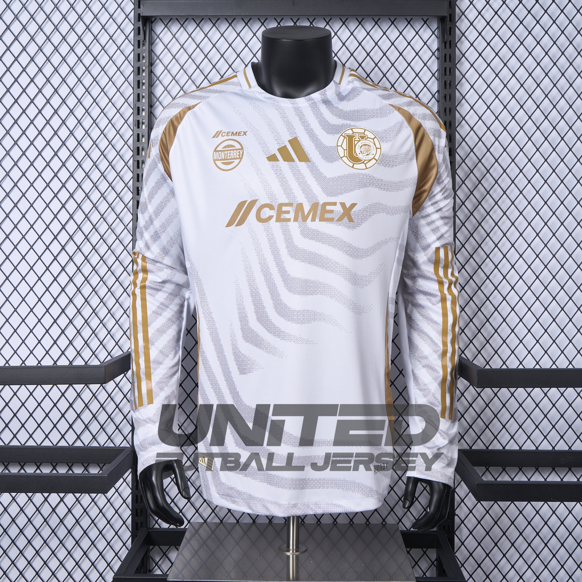 unitedfutballjersey-Tigres UANL 24-25 Third Long Sleeves Jersey - Player Version