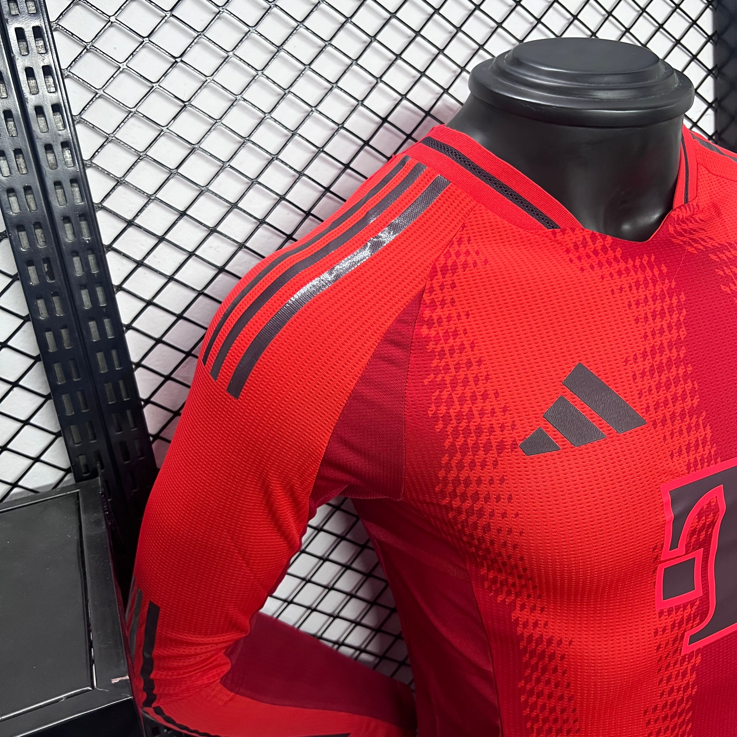 unitedfutballjersey-Bayern Munich 24-25 Home Long Sleeve Jersey - Player Version