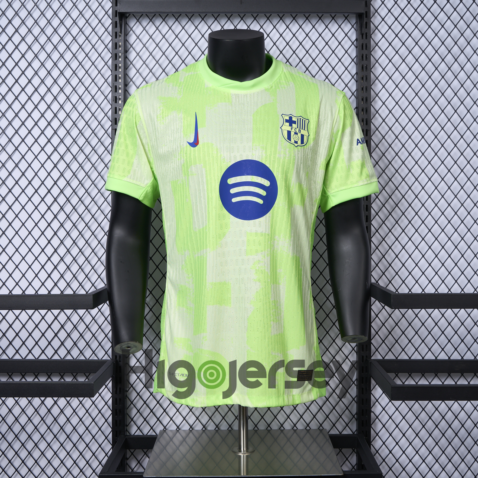 Higojerseys-Barcelona 24-25 Third Jersey with Big Logo - Player Version