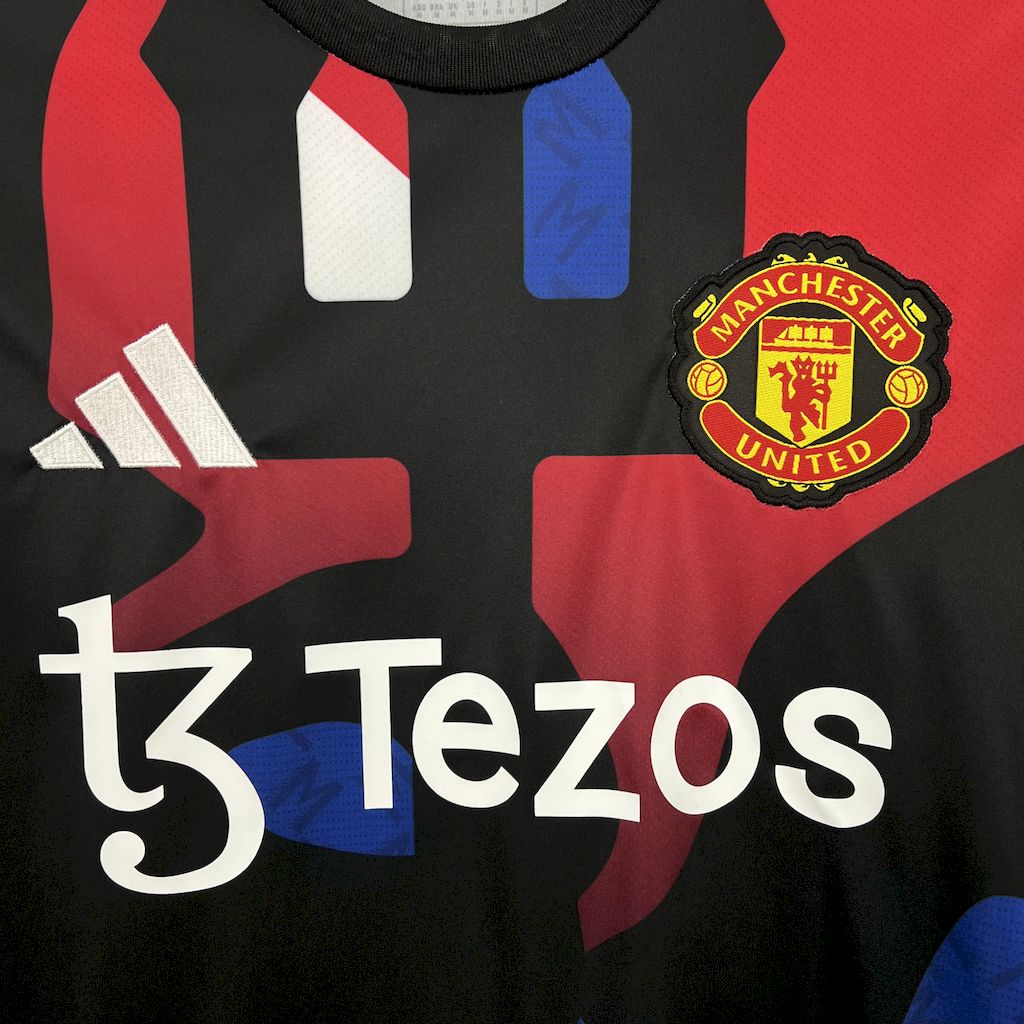 ManixJersey.com | Manchester United 24-25 Pre-Match Traning Jersey - Fans Version -Customize Name, Number and Patch | Worldwide Shipping