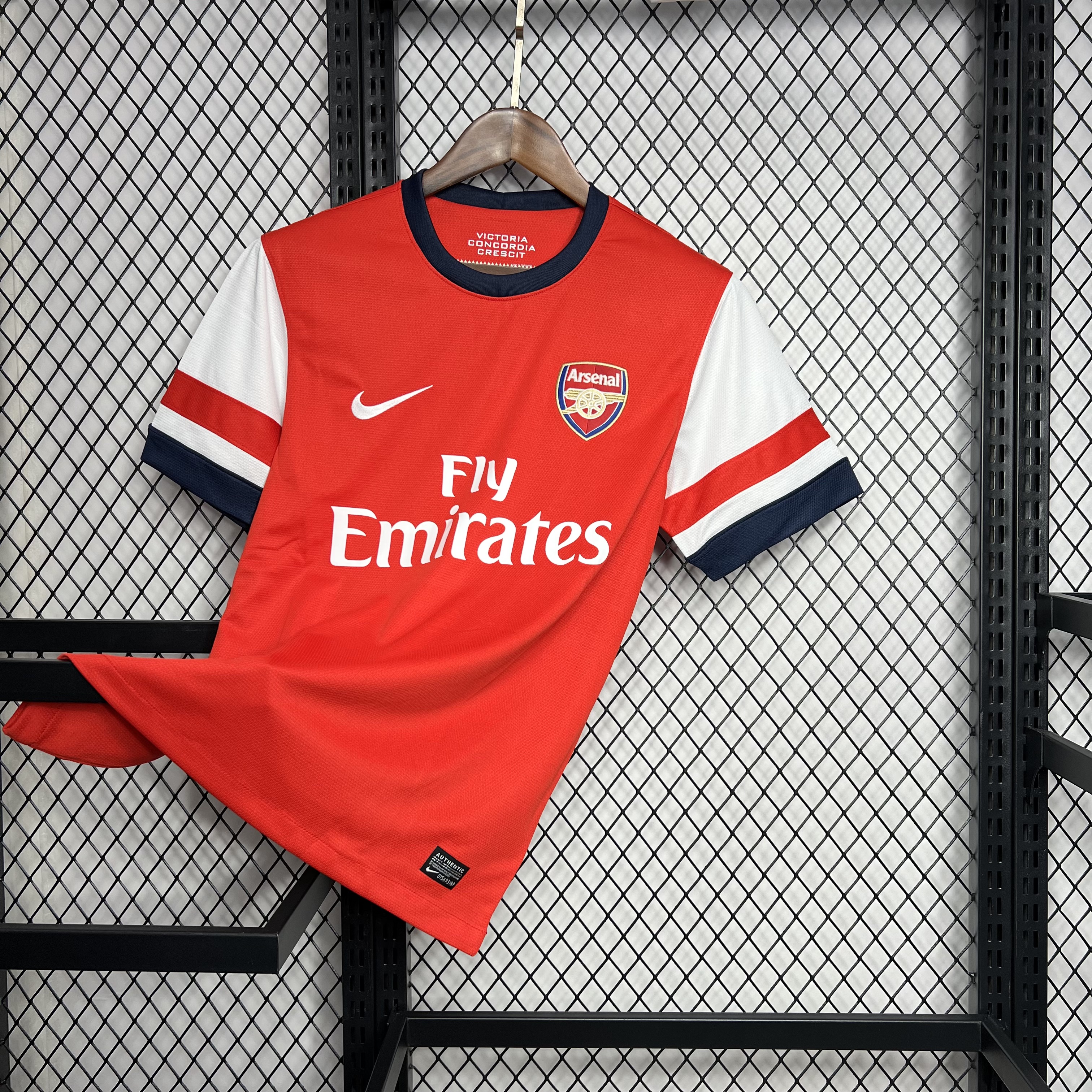 ManixJersey.com | Retro Arsenal 2012-13 Home Stadium Jersey -Customize Name, Number and Patch | Worldwide Shipping
