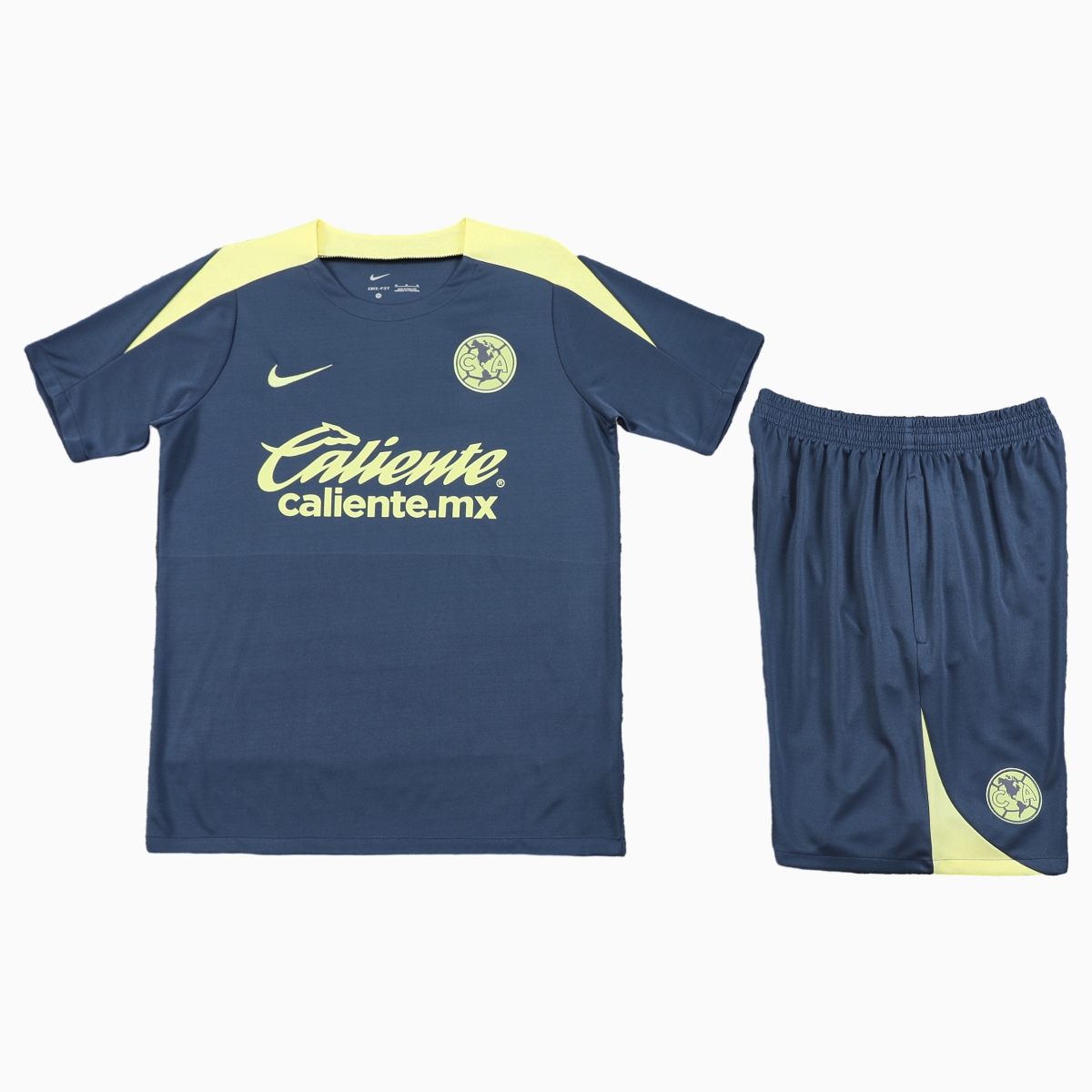 ManixJersey.com | Club América 24-25 Short-Sleeve Training Set - Grey Top & Shorts -Customize Name, Number and Patch | Worldwide Shipping