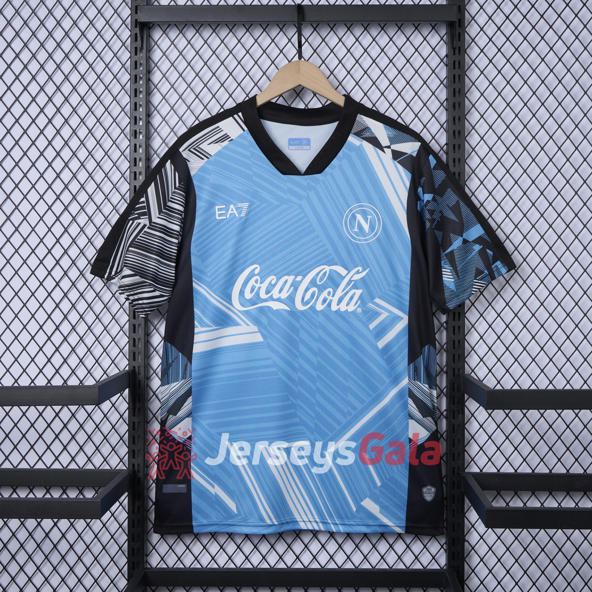 JerseysGala.com | Napoli 24-25 Pre-Match Training Jersey - Fans Version -Customize Name, Number and Patch | Worldwide Shipping