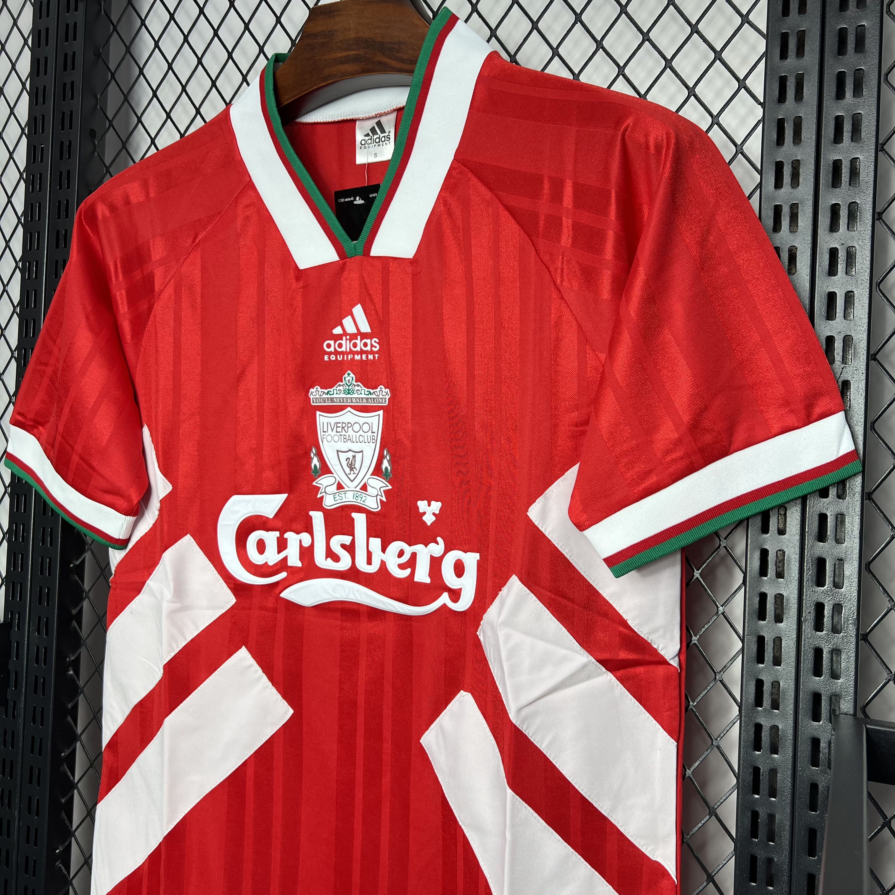 JerseysGala.com | Retro Liver.pool 1993-95 Home Stadium Jersey -Customize Name, Number and Patch | Worldwide Shipping
