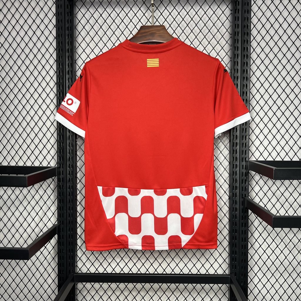 ManixJersey.com | Girona 24-25 Home Stadium Jersey - Fans Version -Customize Name, Number and Patch | Worldwide Shipping