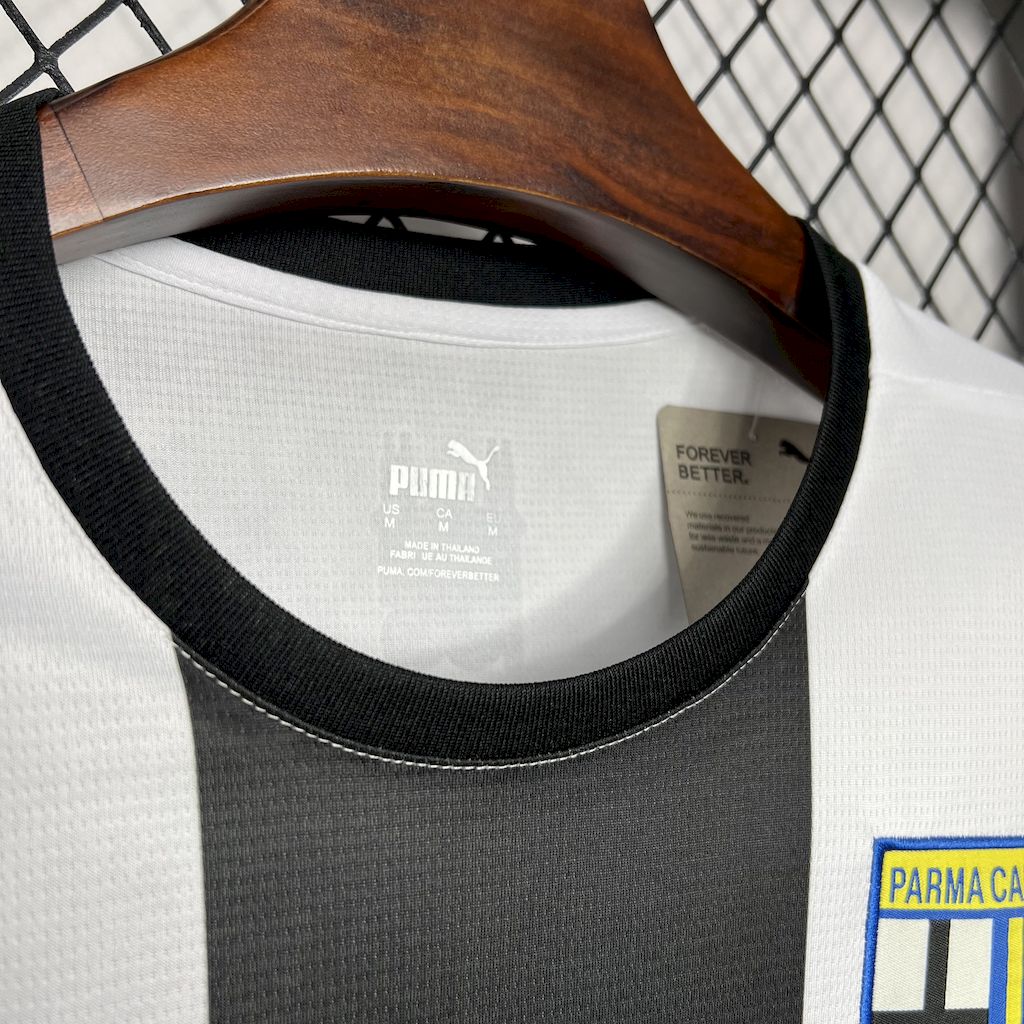 JerseysGala.com | Parma 24-25 Home Stadium Jersey - Fans Version -Customize Name, Number and Patch | Worldwide Shipping