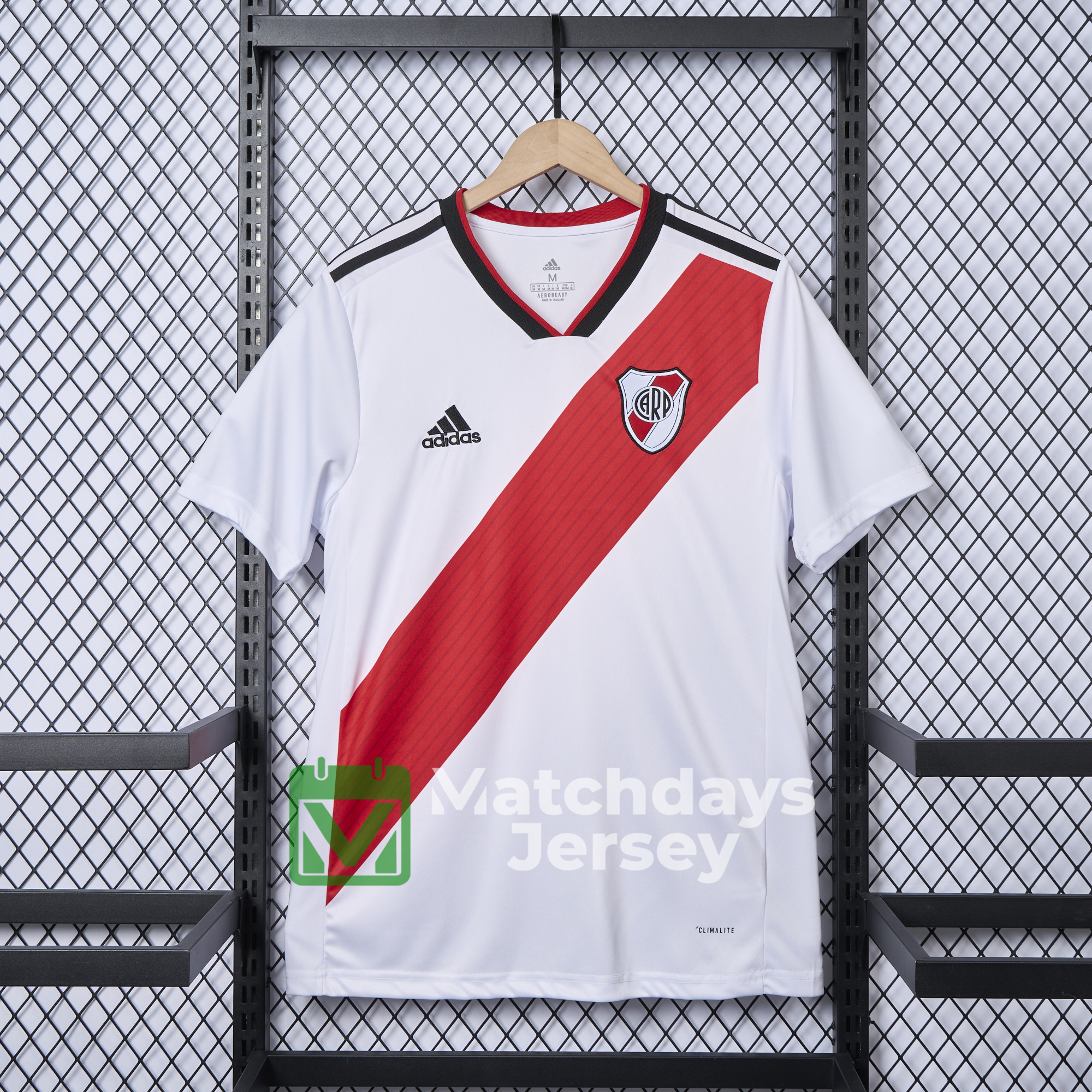 GlobeJersey-Retro River Plate 2018-19 Home Jersey