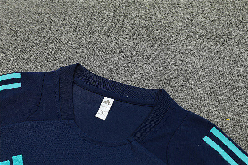 ManixJersey.com | Arsenal 24-25 Short-Sleeve Training Set - Deep Blue -Customize Name, Number and Patch | Worldwide Shipping