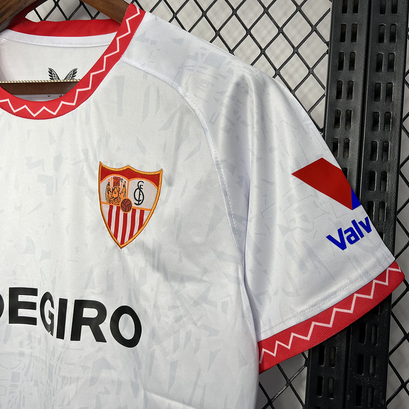 ManixJersey.com | Sevilla 24-25 Home Stadium Jersey - Fans Version -Customize Name, Number and Patch | Worldwide Shipping