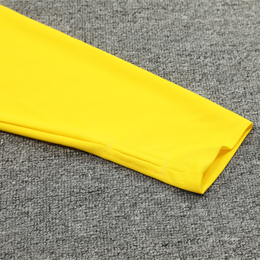 JerseysGala.com | Dortmund 24-25 Long Sleeve Training Set - Yellow -Customize Name, Number and Patch | Worldwide Shipping