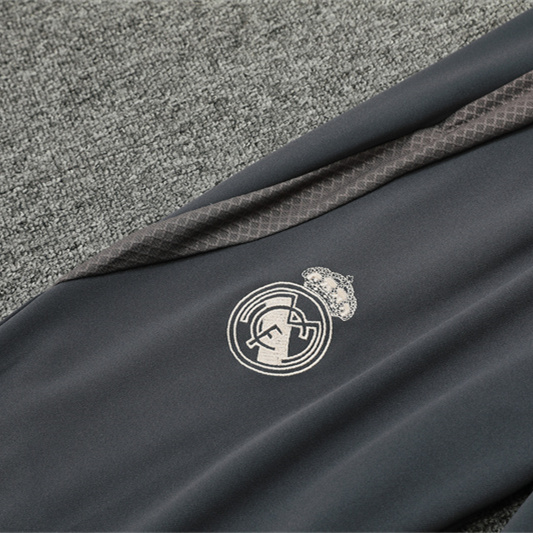 SIUjerseys-Real Madrid 24-25 Kids Long Sleeve Training Set - Apricot