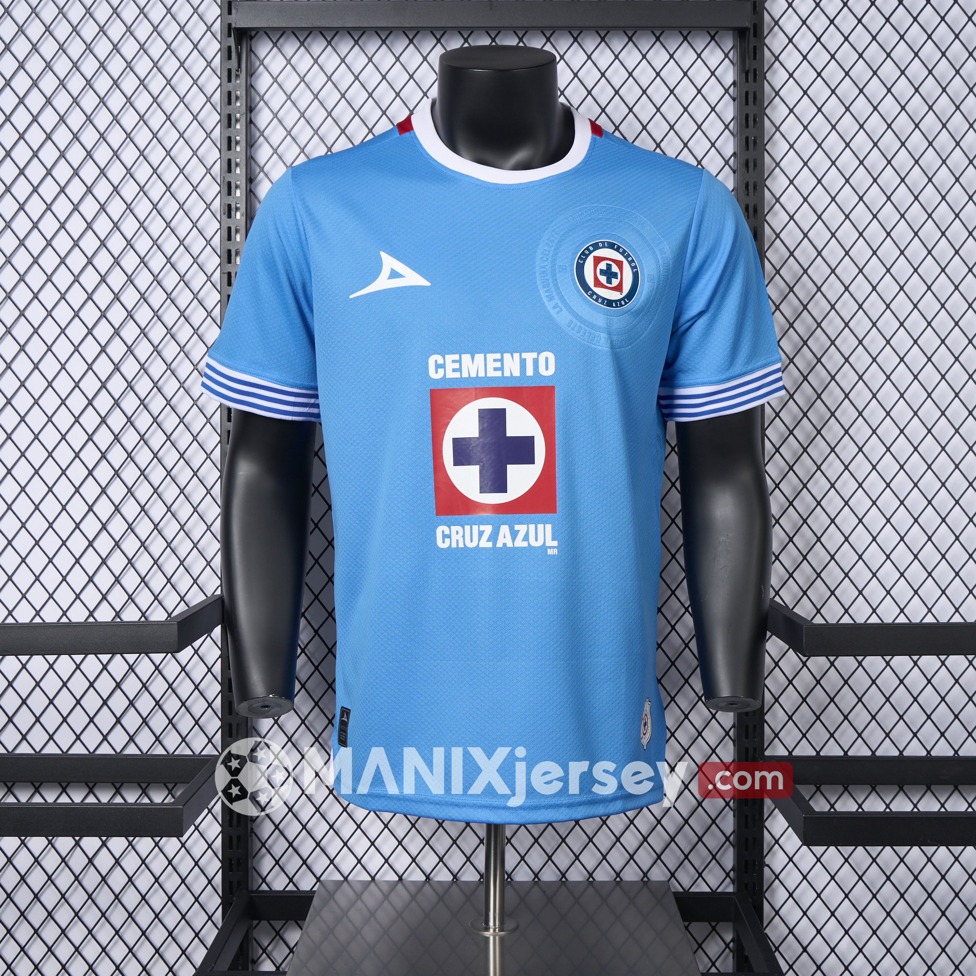 ManixJersey.com | Cruz Azul 24-25 Home Stadium Jersey - Player Version -Customize Name, Number and Patch | Worldwide Shipping