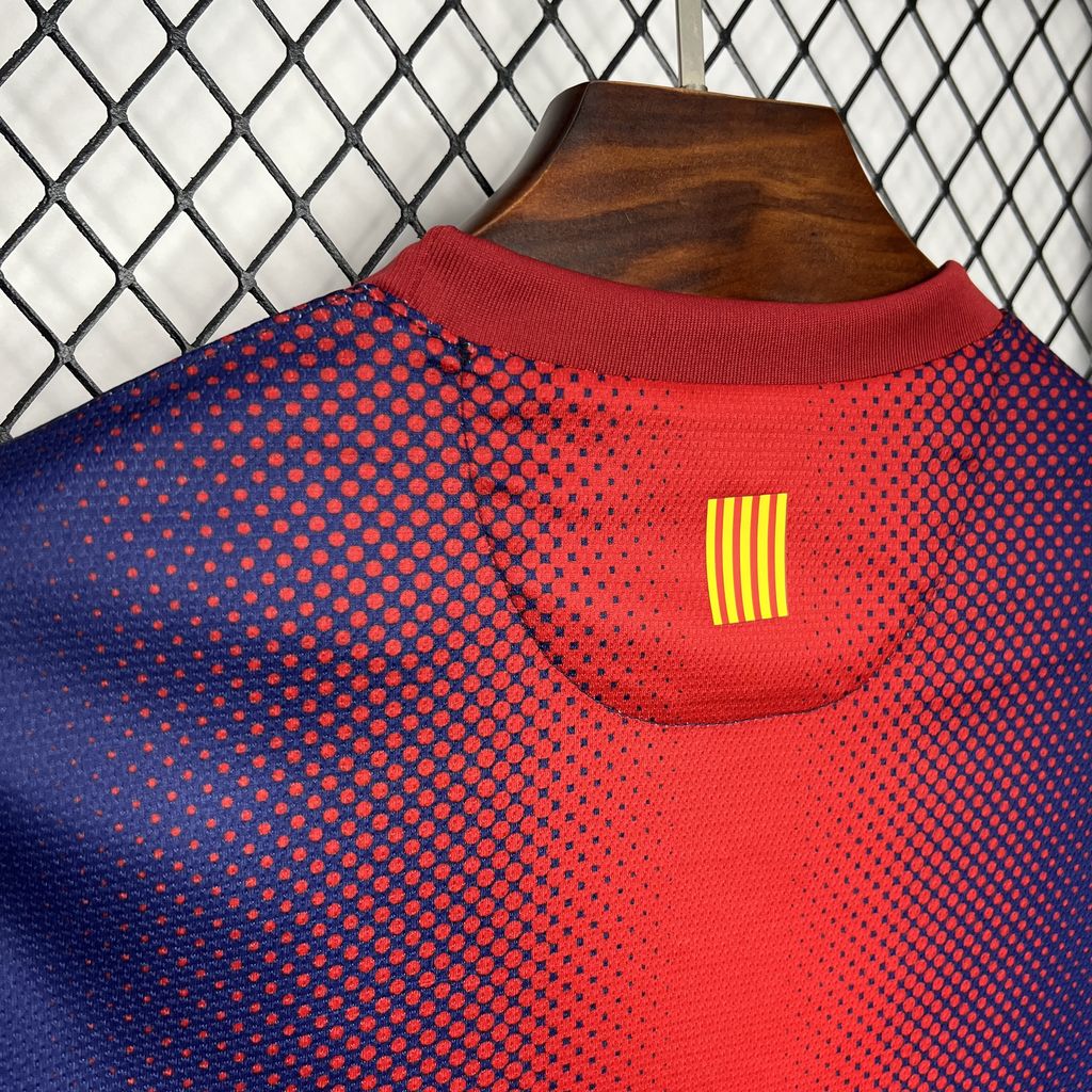 ManixJersey.com | Retro Barcelona 12-13 Home Stadium Jersey -Customize Name, Number and Patch | Worldwide Shipping