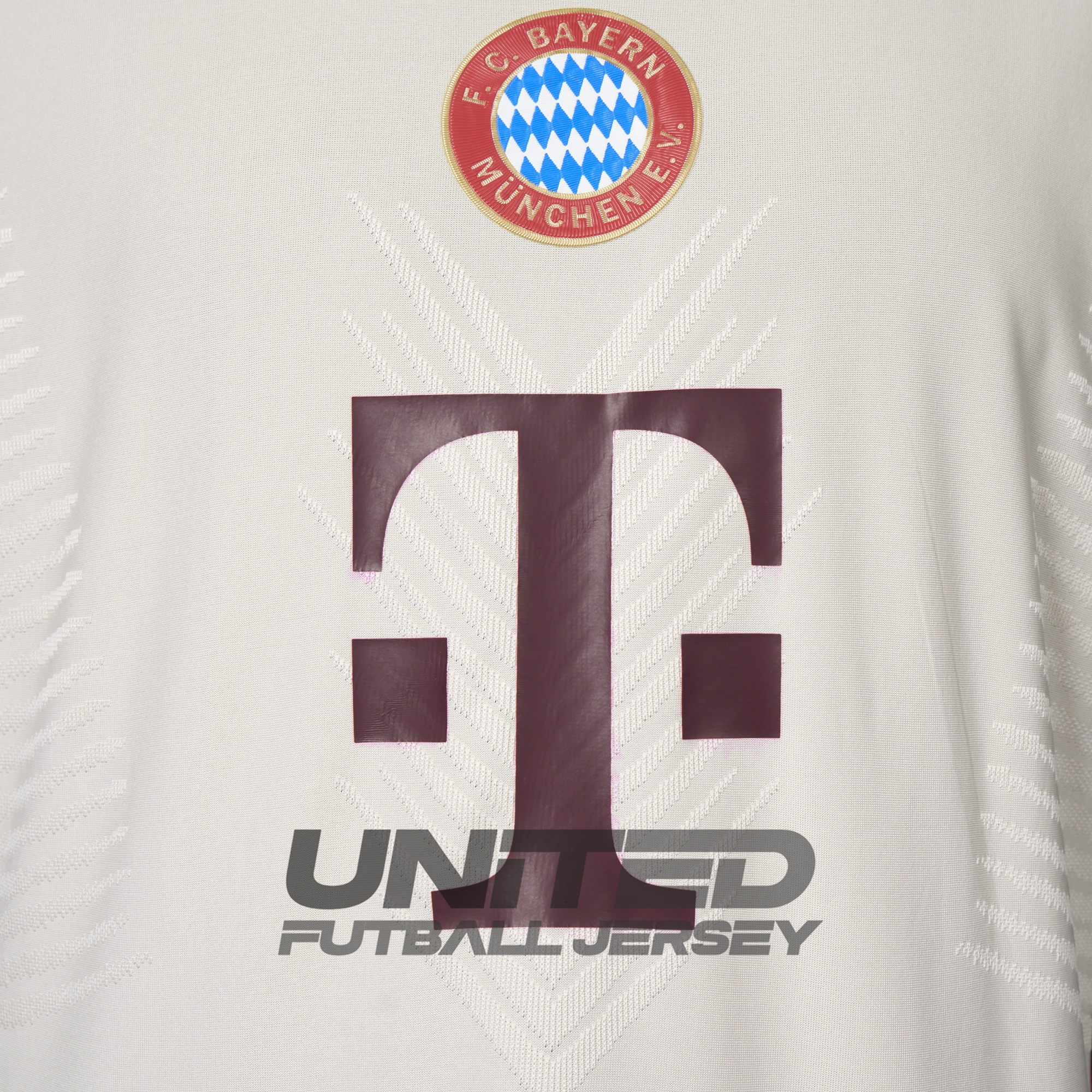 unitedfutballjersey-Bayern Munich 24-25 Apricot & Red Training Jersey - Player Version