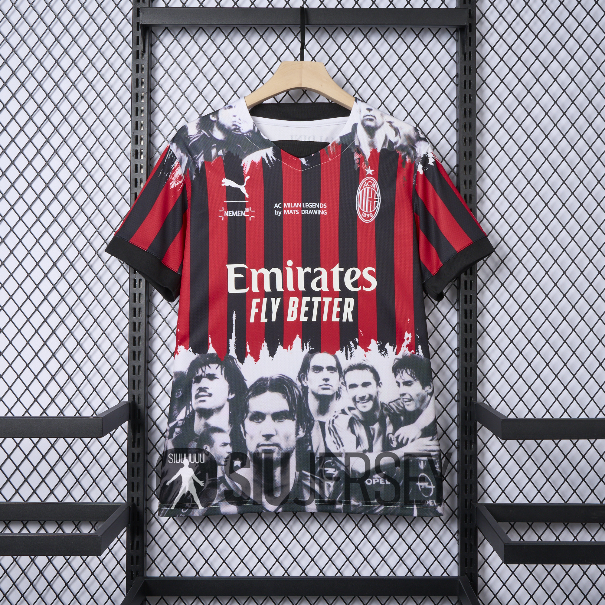 SIUjerseys-Retro AC Milan 22-23 Legendary Stars Special Edition Jersey - Fans Version