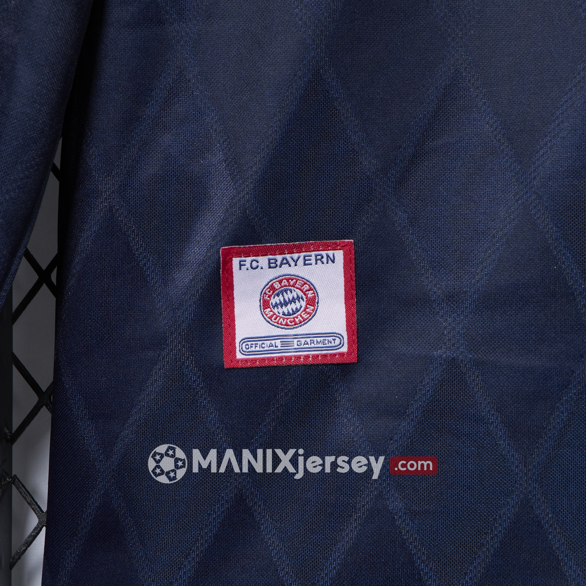 ManixJersey.com | Retro Bayern Munich 1997-99 Home Long Jersey -Customize Name, Number and Patch | Worldwide Shipping