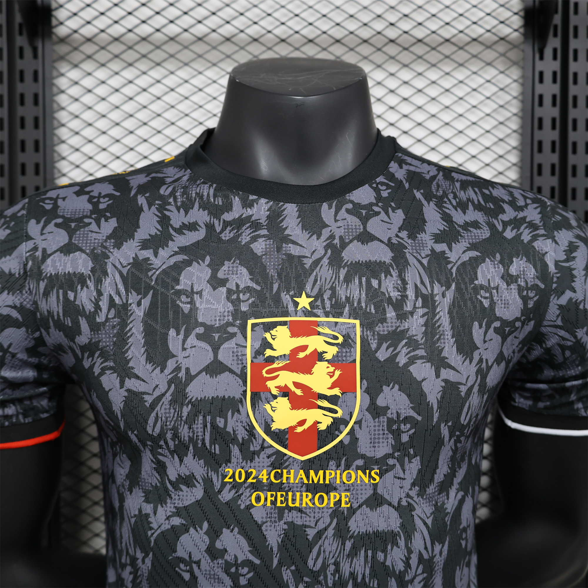 ManixJersey.com | England 2024 Black The Lions Special Edition Jersey - Player Version -Customize Name, Number and Patch | Worldwide Shipping