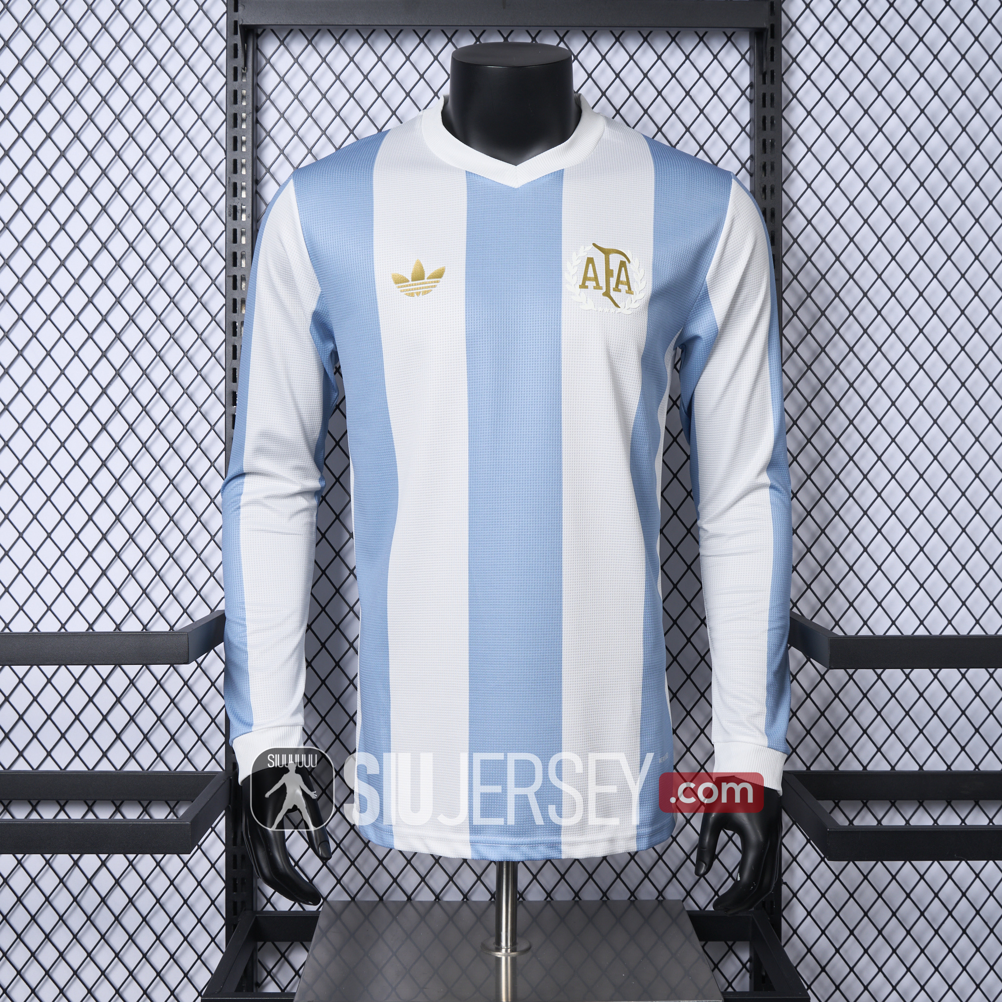 UltraTrikot-Argentina 24-25 Adi 50 Years Anniversary Long Sleeve Jersey - Player Version